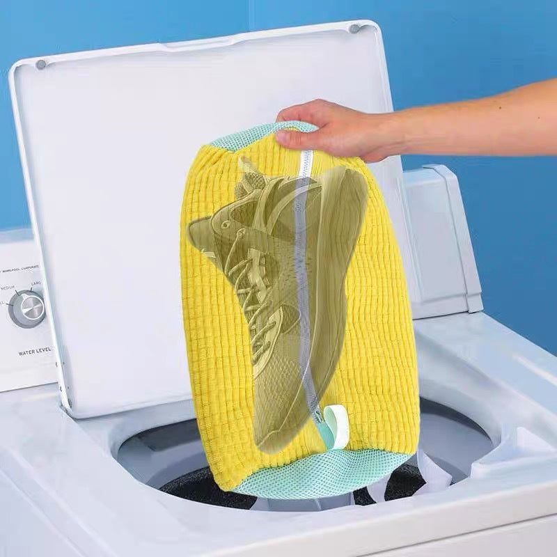 Reusable Zipper Shoe Washing Bag