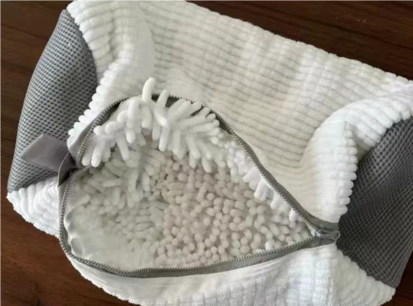 Reusable Zipper Shoe Washing Bag